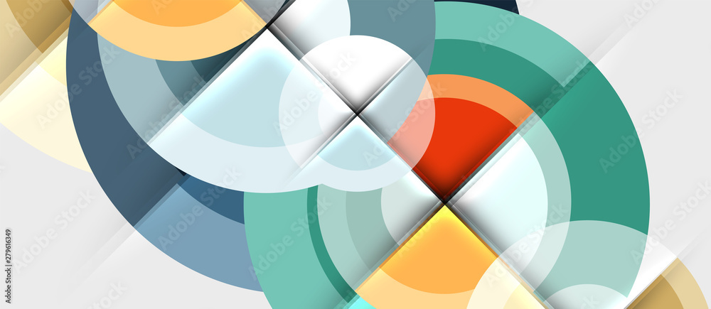 Circular geometrical design template Circular geometrical design template