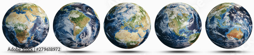 Planet Earth world globe set