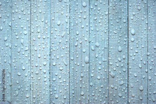 blue wooden with drops