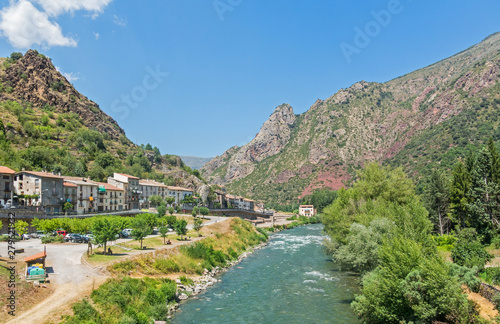 View of Gerri de la Sal in Lleida, Catalunya, Spain, Europe