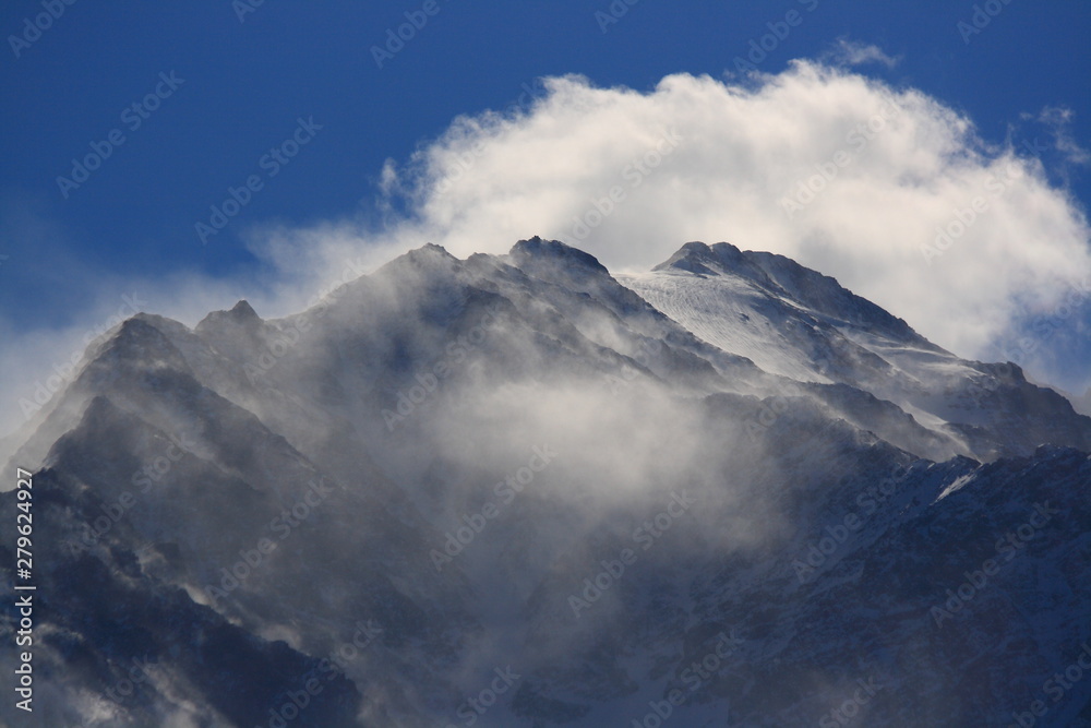 Caucasus. Kurtat Gorge. Mountain Donchenta.