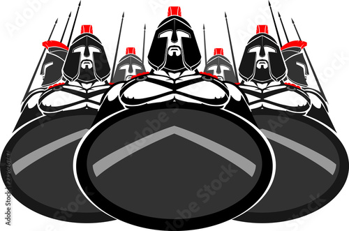 Medieval Spartan Troops