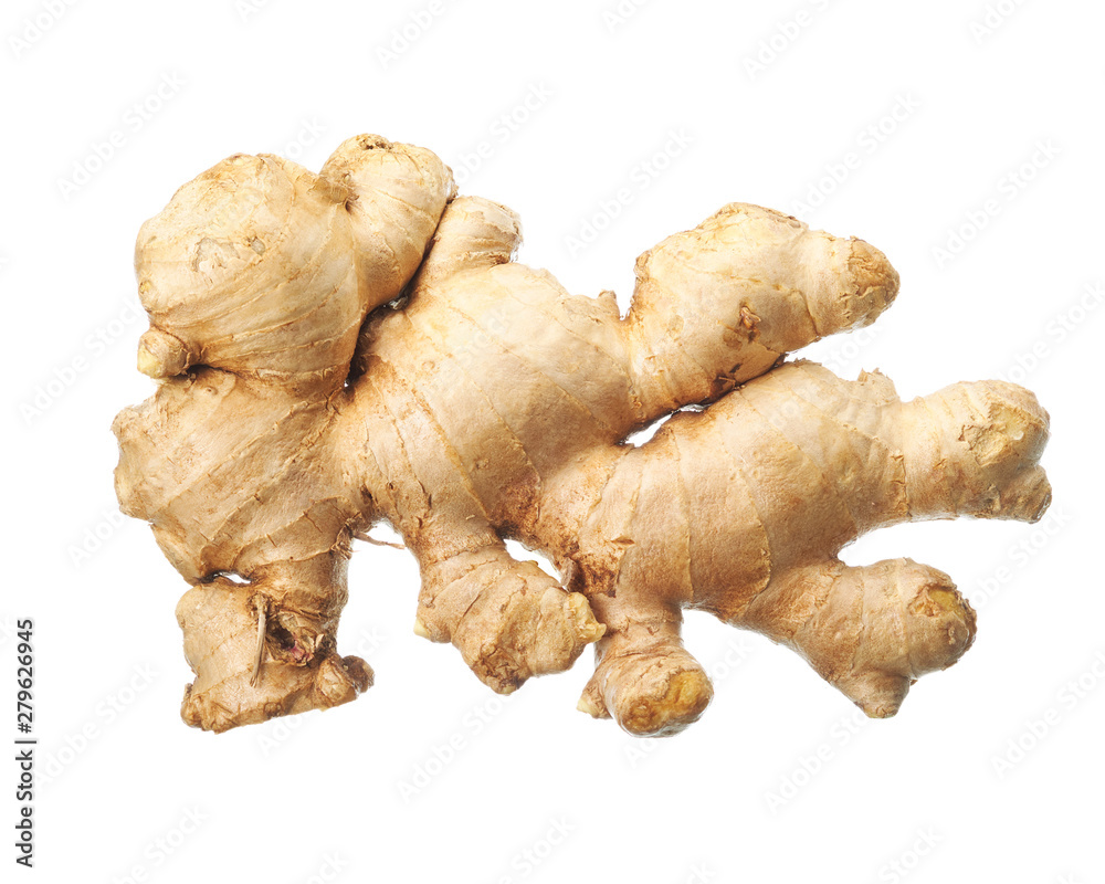 Fresh ginger isolated on white background. Fresh ginger isolated on white background.