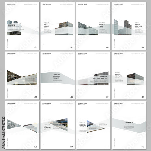 Creative brochure templates with architecture design. Abstract modern architectural background. Covers design templates for flyer, leaflet, brochure, report, presentation, advertising, magazine.