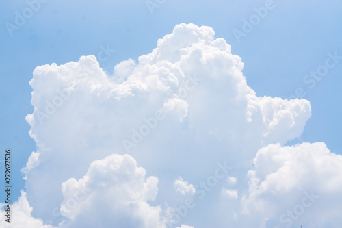 white clouds on a blue sky background