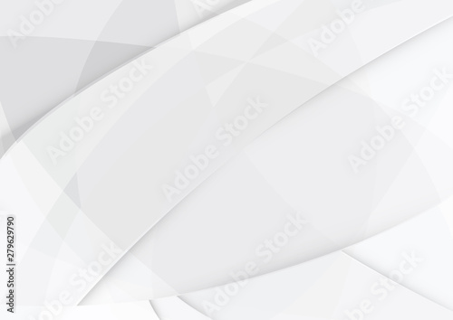 White and grey background. Corporate technology modern design. Pattern style geometric. Abstract modern background used about technology or product presentation backdrop. Vector. Illustration.