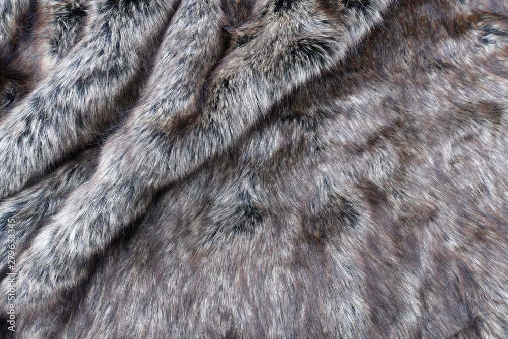 Wolf fake fur texture background Wolf fake fur texture background