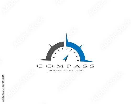 Compass Logo Template vector icon illustration design