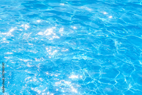 blue water pool background texture abstraction solar bright light © Алексей Филатов