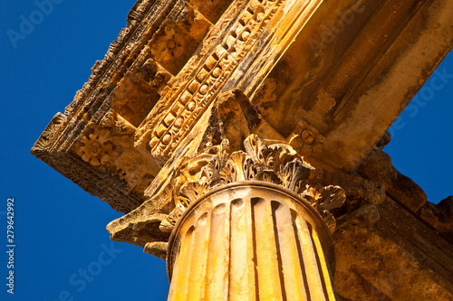 Capitolio, Ciudad romana de Dougga, Tunez, Africa photo