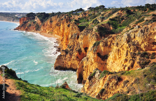 Amazing view of Algarve coast near Lagos