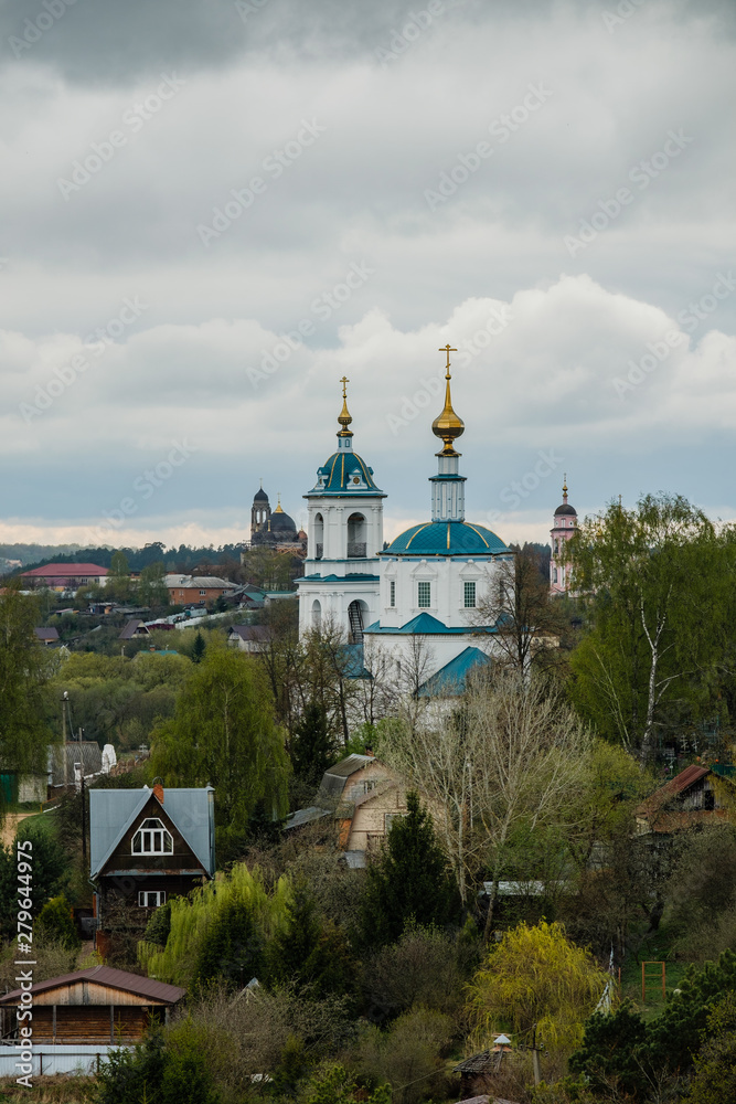 View on Borovsk monastery, Russia, Kaluga region
