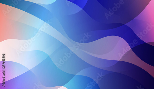 Wave Abstract Background. For Elegant Pattern Cover Book. Vector Illustration with Color Gradient.