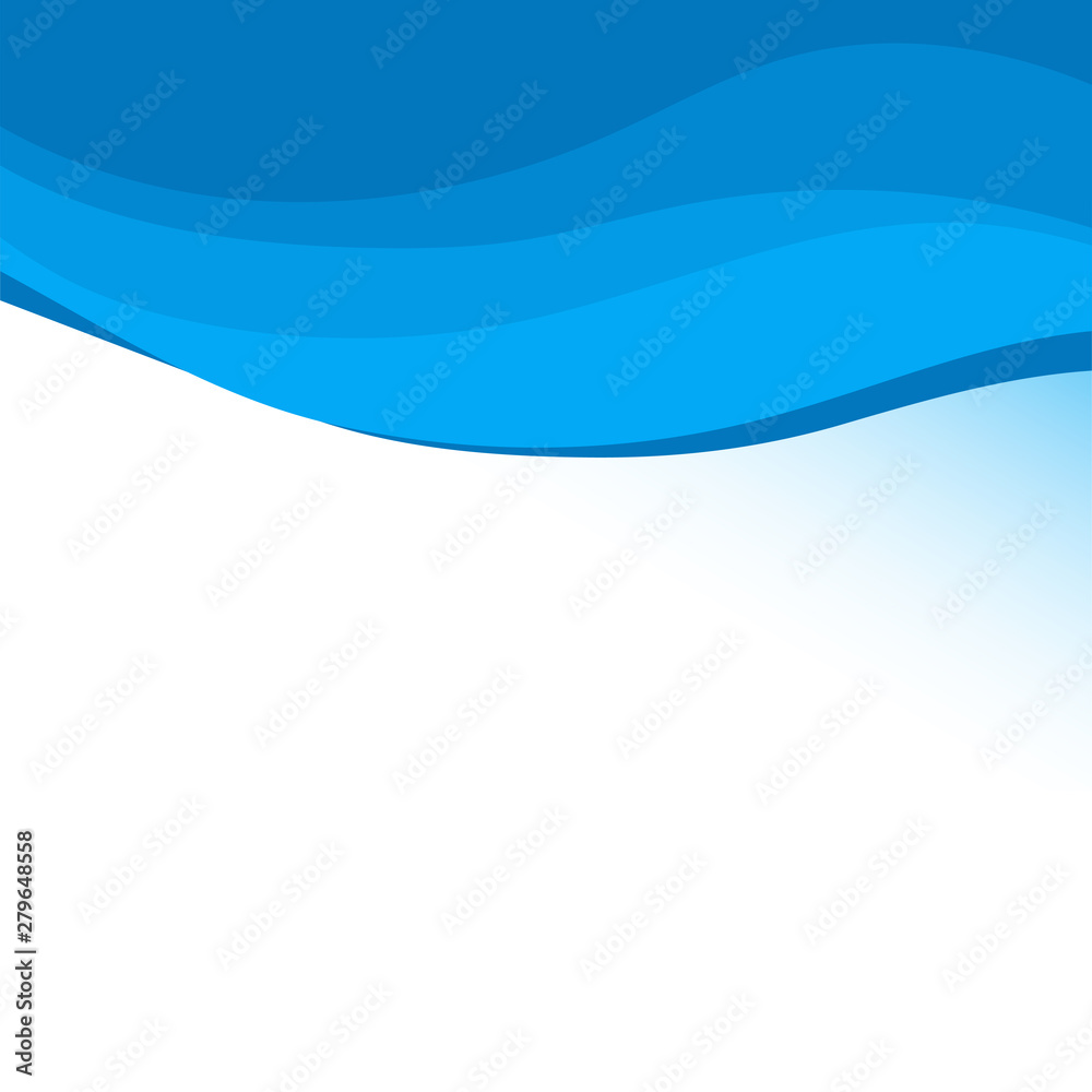 Blue wave concept abstract vector background Blue wave concept abstract vector background