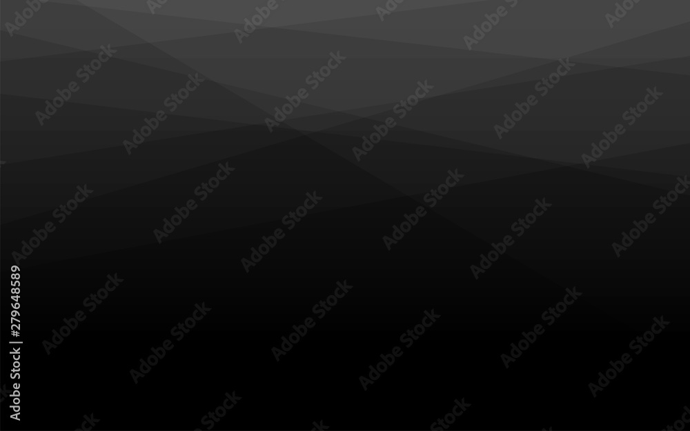 Abstract black geometric layer shape subtle vector background illustration