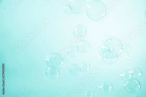 beautiful bright soap bubbles background.