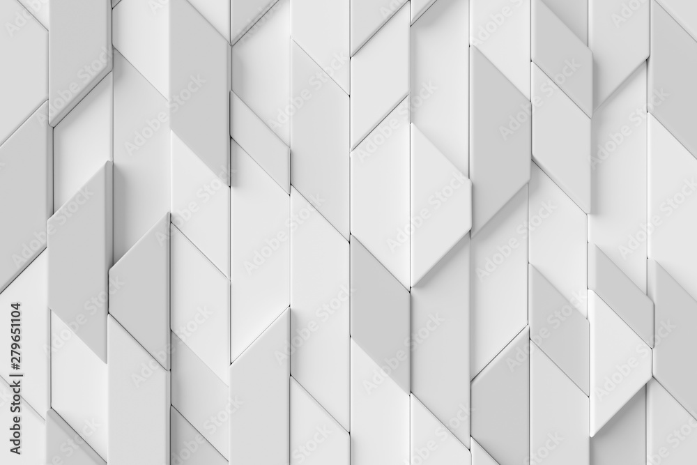 Abstract background of modern tile wall. 3D rendering. Abstract background of modern tile wall. 3D rendering.