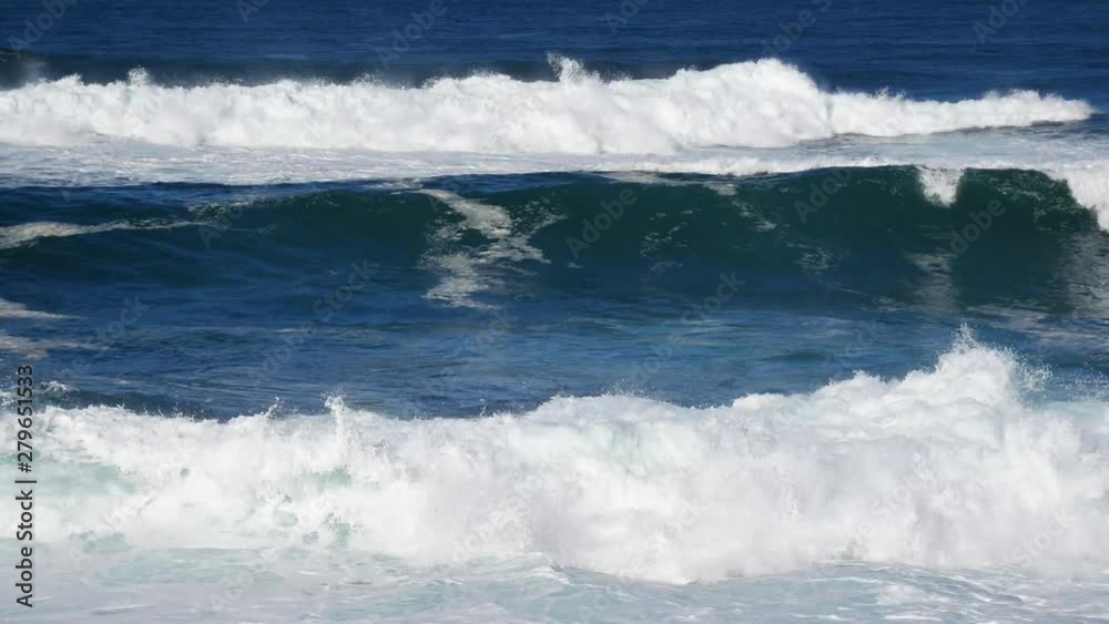 Wild Atlantic Ocean Coast with Rocks and Sand of Nordic Style Nature Environment at the North of Spain Wild Atlantic Ocean Coast with Rocks and Sand of Nordic Style Nature Environment at the North of Spain