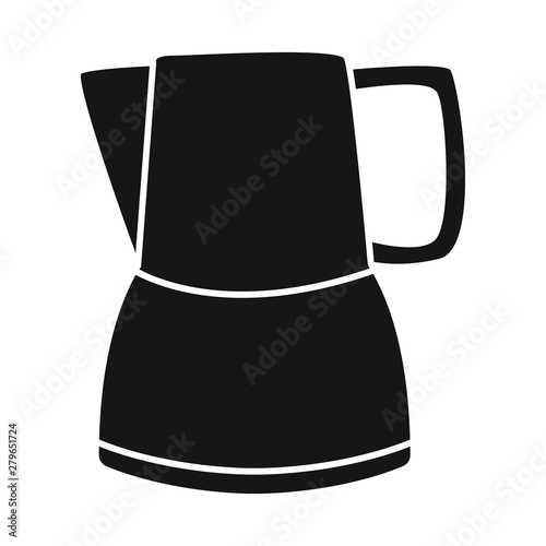 Vector illustration of jug and milk icon. Collection of jug and pitcher stock vector illustration.
