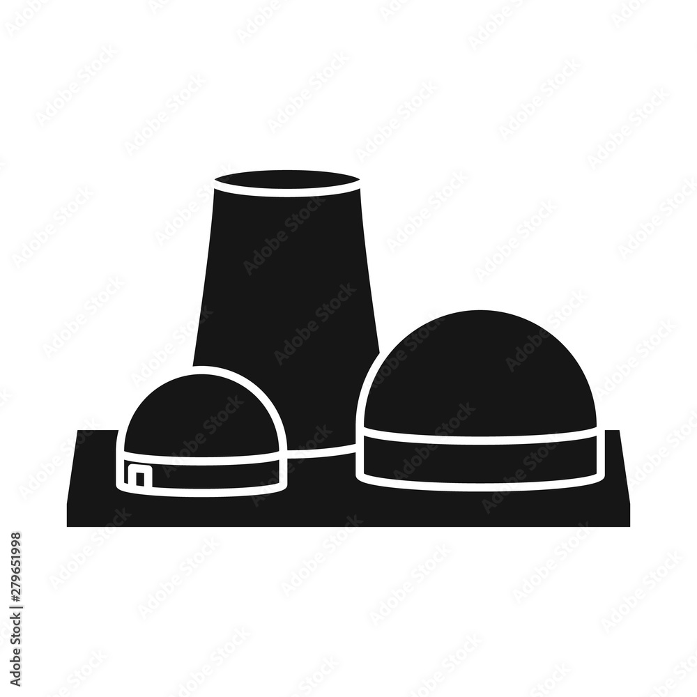 Vector design of plant and factory sign. Collection of plant and construction stock vector illustration. Vector design of plant and factory sign. Collection of plant and construction stock vector illustration.