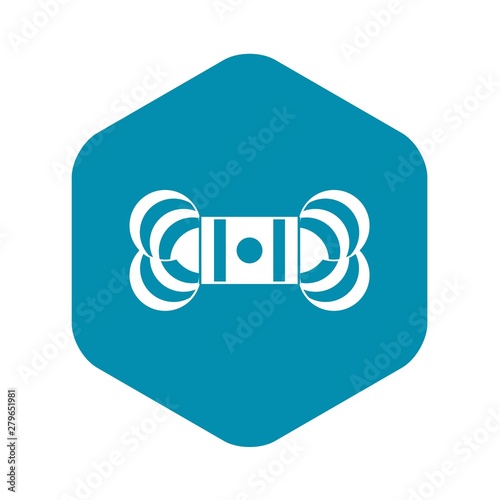 Skein of yarn icon. Simple illustration of skein of yarn vector icon for web