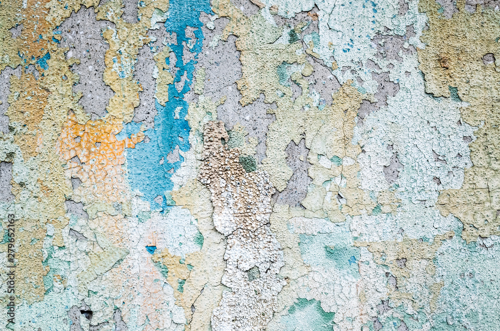 wall with colorful dirty cracked texture wall with colorful dirty cracked texture