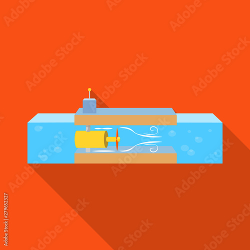 Isolated object of tidal and power symbol. Set of tidal and turbine vector icon for stock.