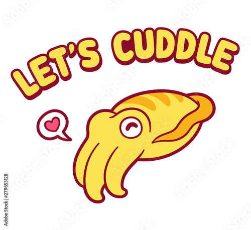 Lett's cuddle cartoon cuttlefish