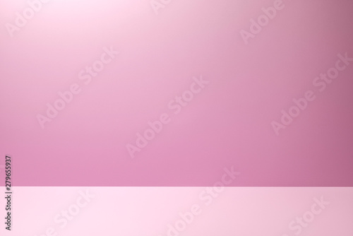 Pink studio background for product placement