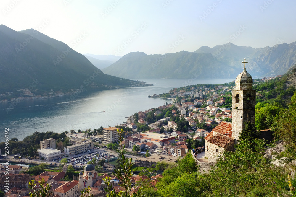 Ancient dominican monastery is landmark in town of Bol, Croatia.