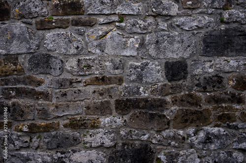 very old stone wall