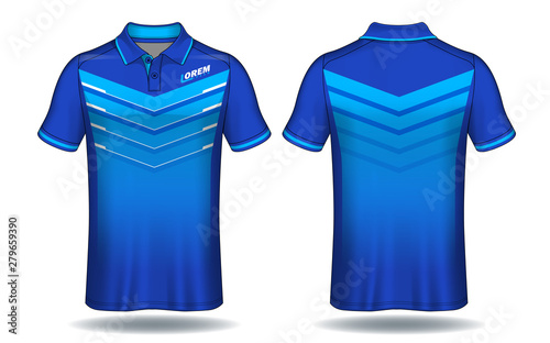 T-shirt polo design, Sport jersey template.	
