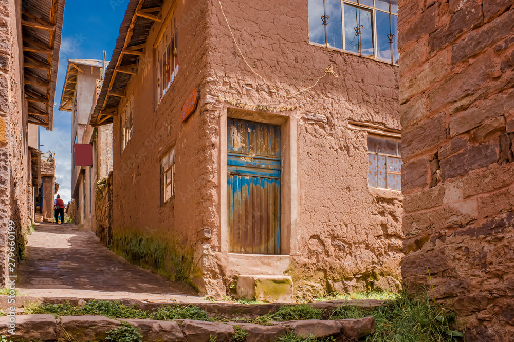 Fototapeta premium Comunidade de Taquile, Perú 