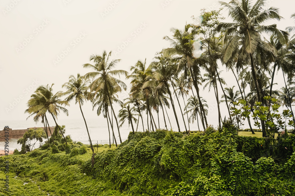 Beautiful beach. Aguada Fort - North Goa, India. Beautiful beach. Aguada Fort - North Goa, India.