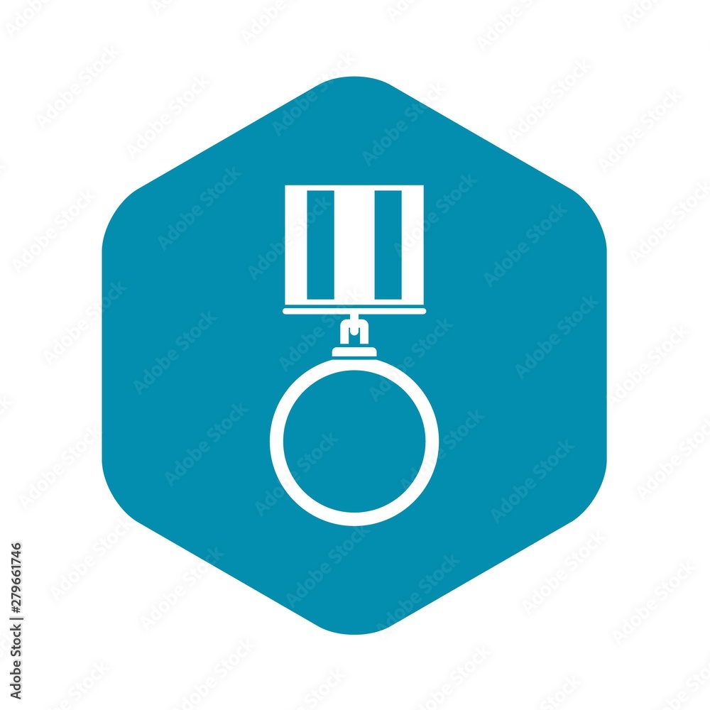 Medal for services icon. Simple illustration of medal for services vector icon for web Medal for services icon. Simple illustration of medal for services vector icon for web