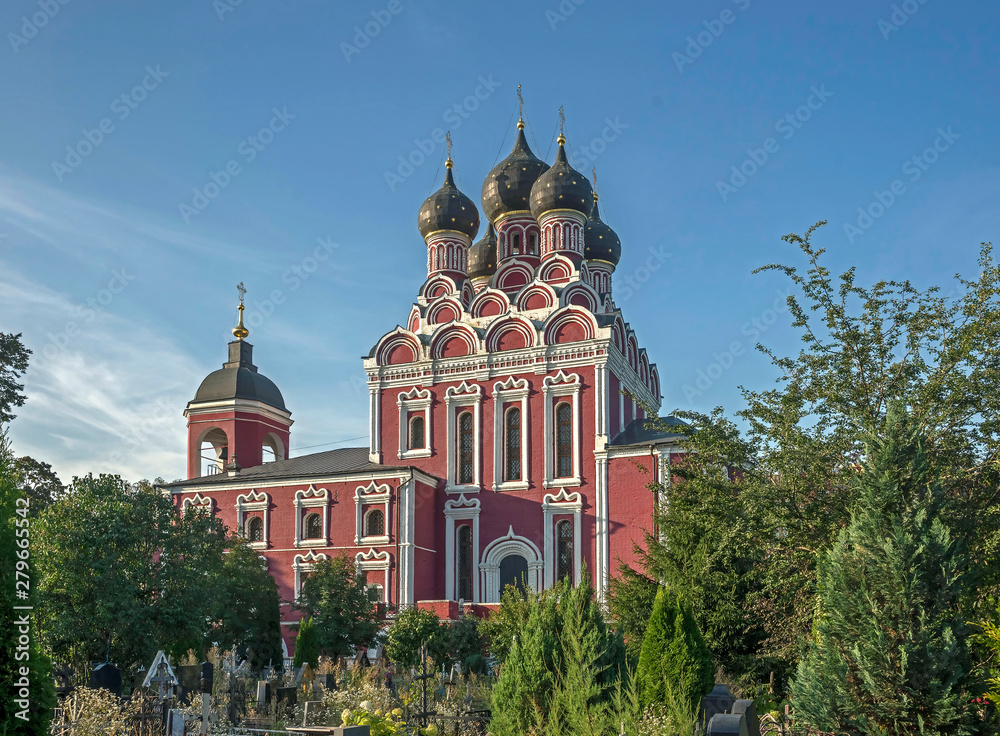 Our Lady of Tikhvin orthodox church in Moscow, Russia	
