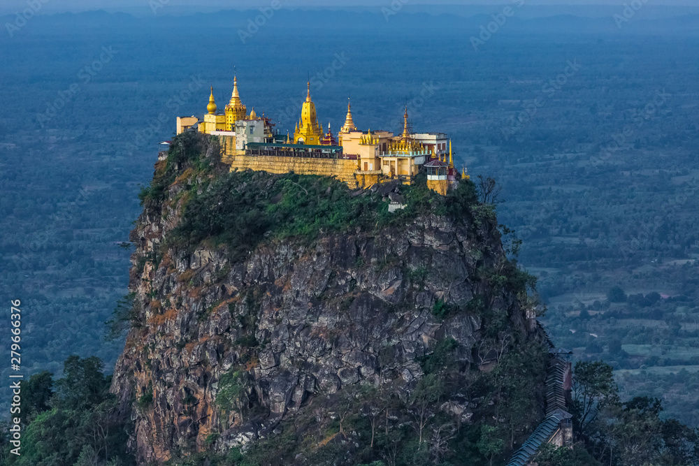 high sacred place of Mount Popa Myanmar (Burma)