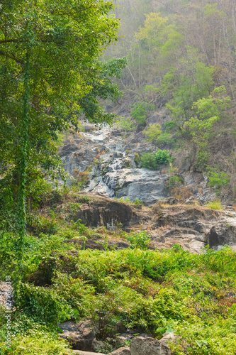 klong nam lai waterfall view at kamphaengphet province in thailand © nationkp