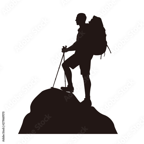 Backpacker Silhouettes