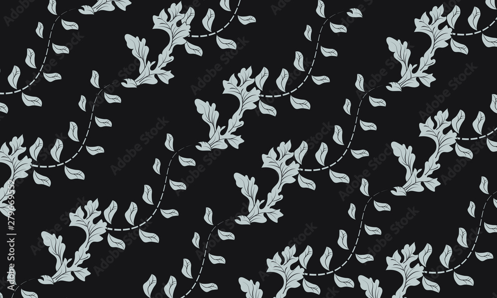 Seamless Batik Pattern. Able to Repeat For Textile Printing Seamless Batik Pattern. Able to Repeat For Textile Printing