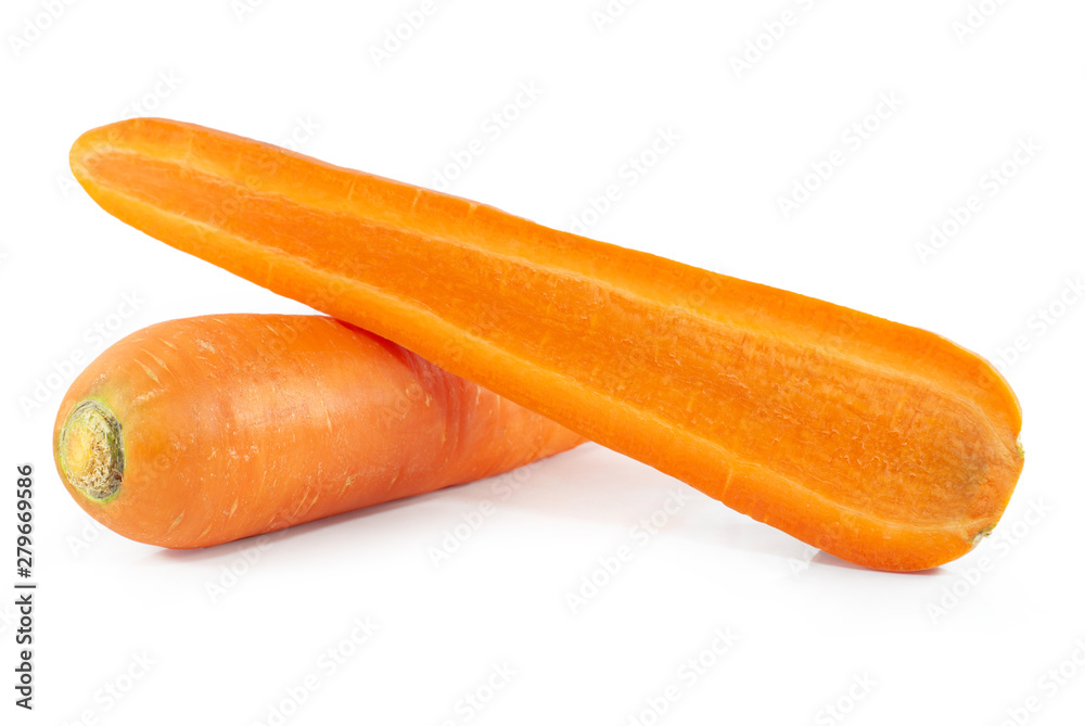 Carrot isolated cut out on white background Carrot isolated cut out on white background