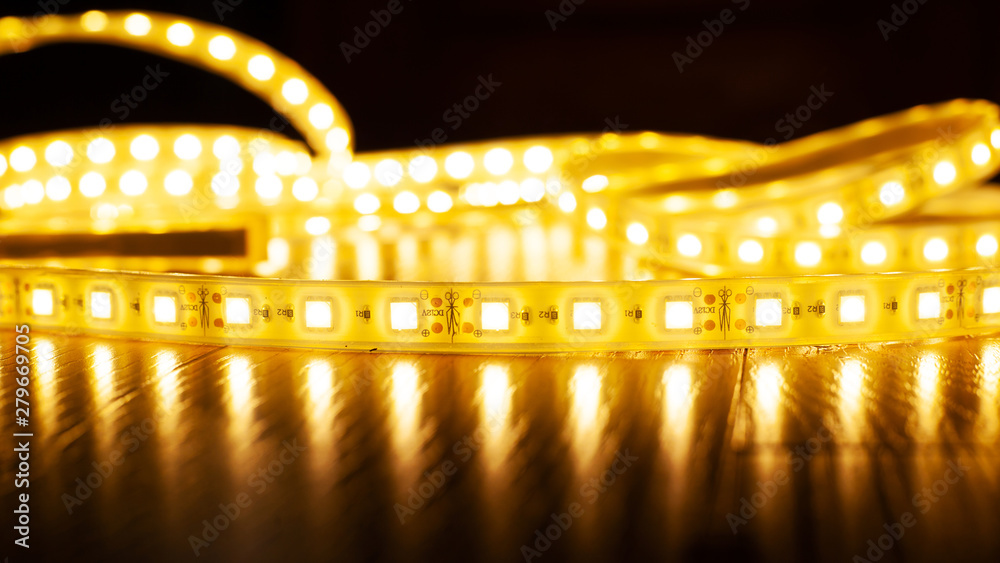 LED strip for illuminating the warm spectrum, decorative LED light