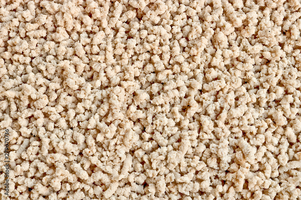 Culinary Texture - ground chicken mince. Ready meal. Milled boiled meat. Culinary Texture - ground chicken mince. Ready meal. Milled boiled meat.
