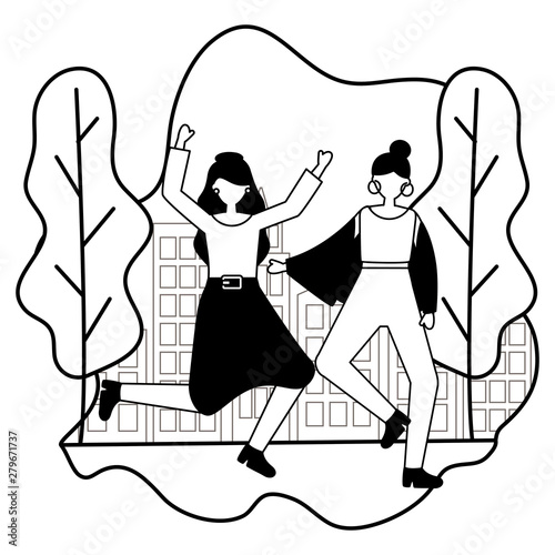 celebrating women in the city park