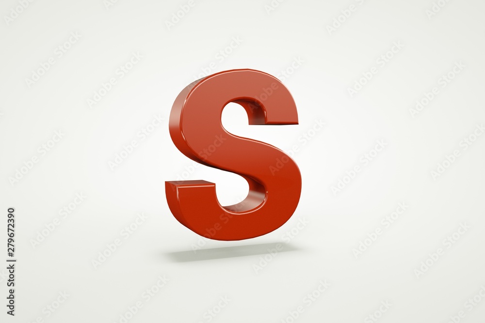 3d letter collection.letter S