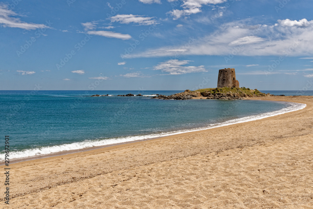 Spanish Tower - Torre di Bari - Sardinia, Italy