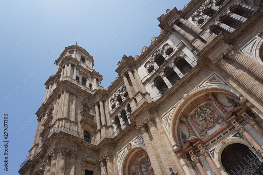 Angle of Malaga Cathedral