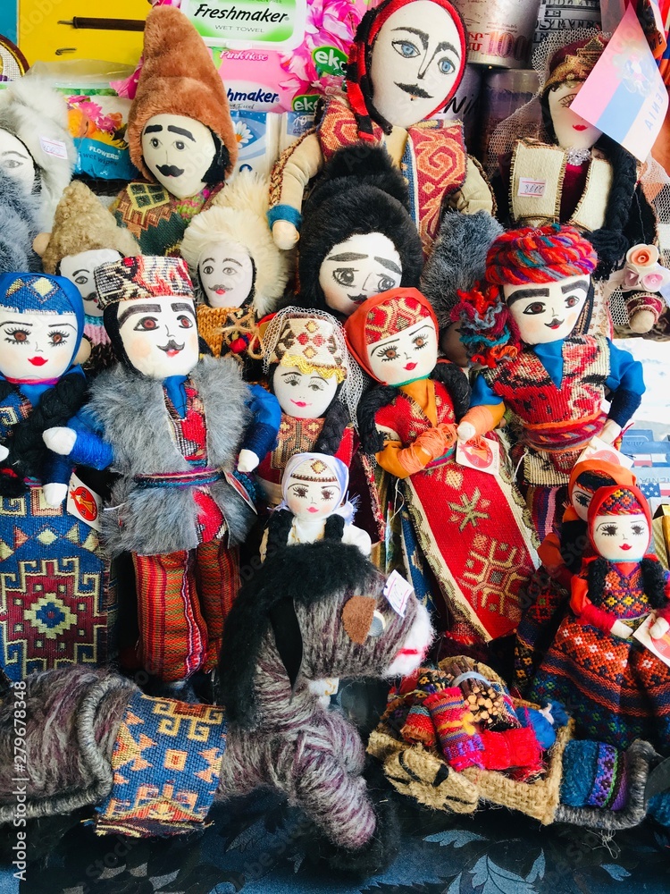 handmade doll in Armenian national costume