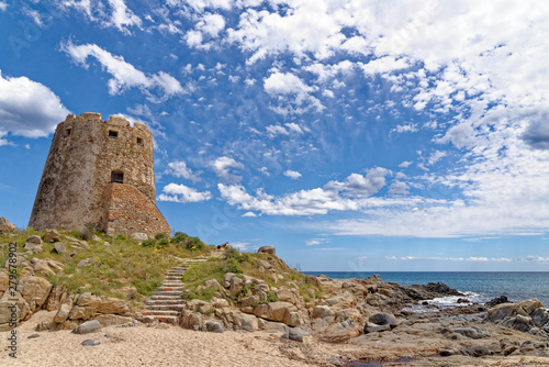 Spanish Tower - Torre di Bari - Sardinia  Italy