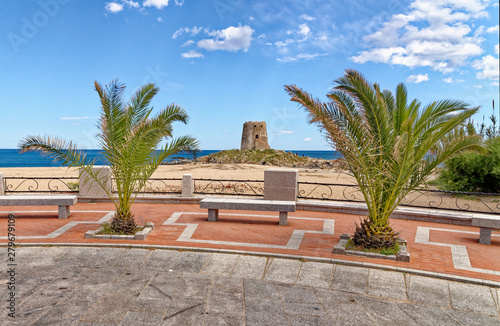 Spanish Tower - Torre di Bari - Sardinia, Italy